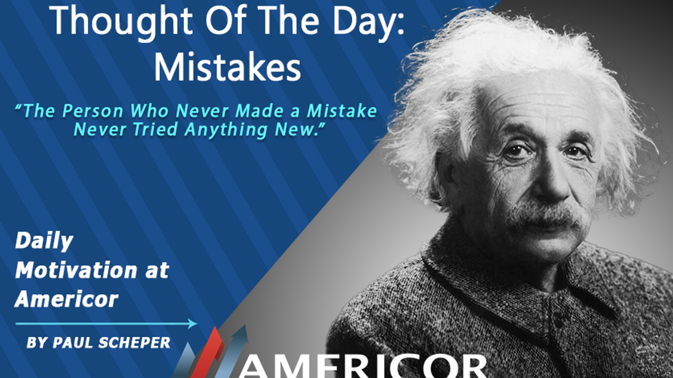Americor Thought on Mistakes